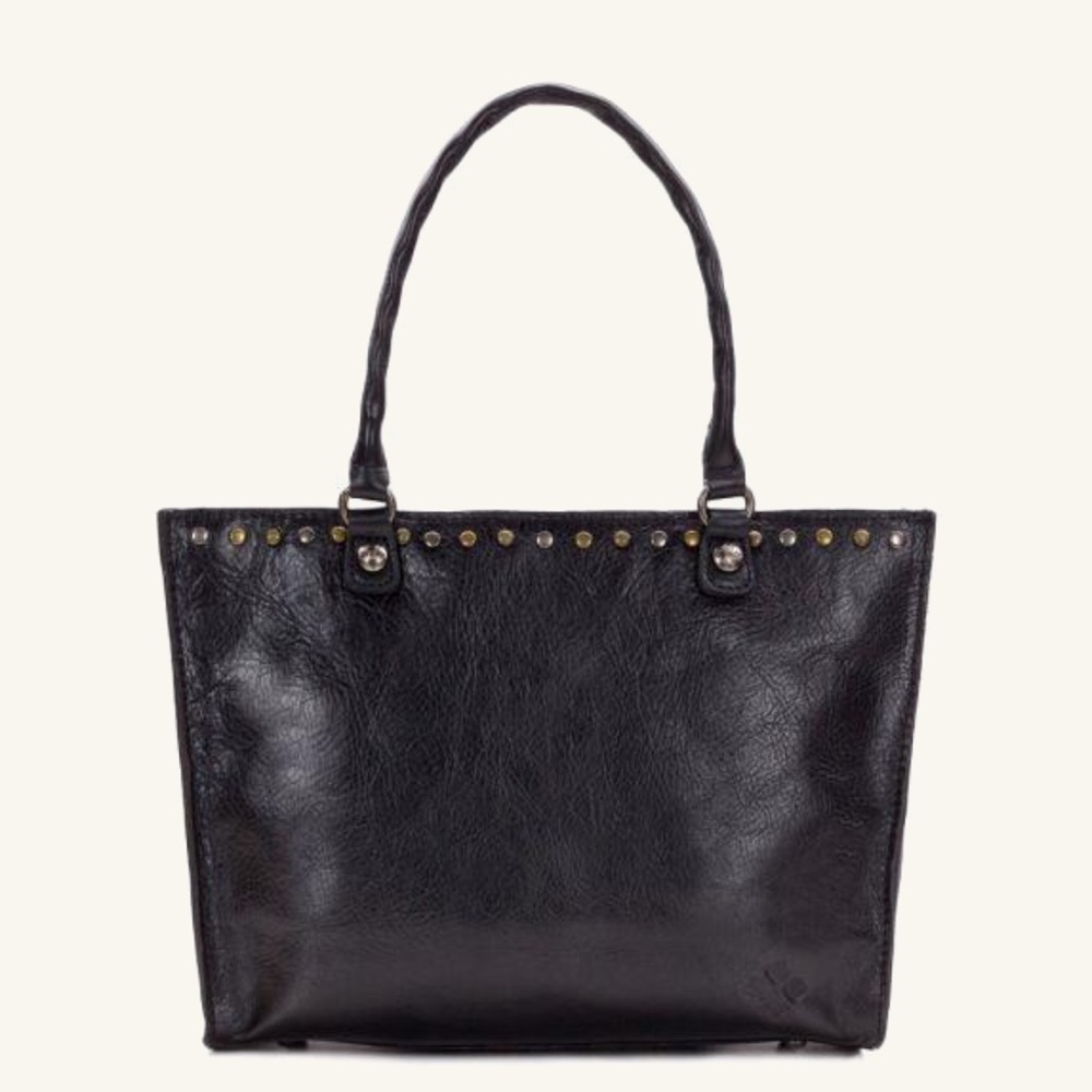Patricia Nash Zancona tote. Black leather. Lightly used